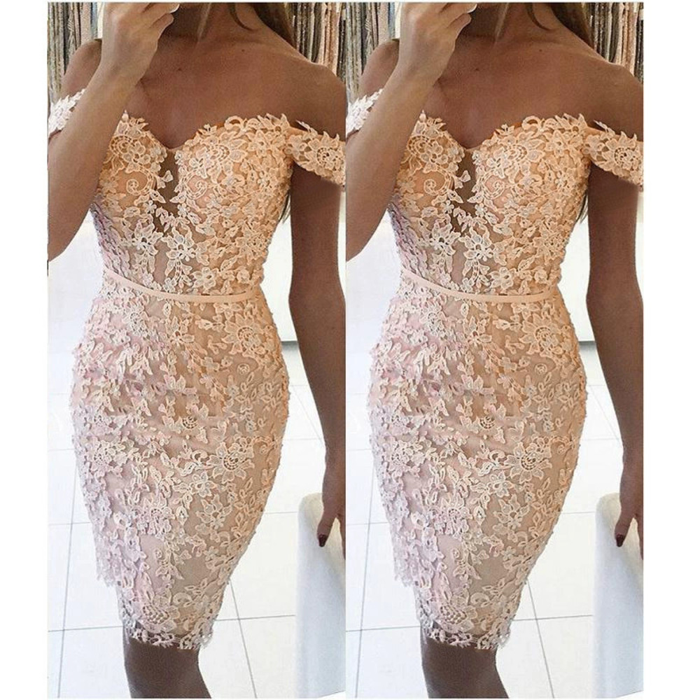 Zara European Lace Off Shoulder Dress Sale - Picture 2 of 6